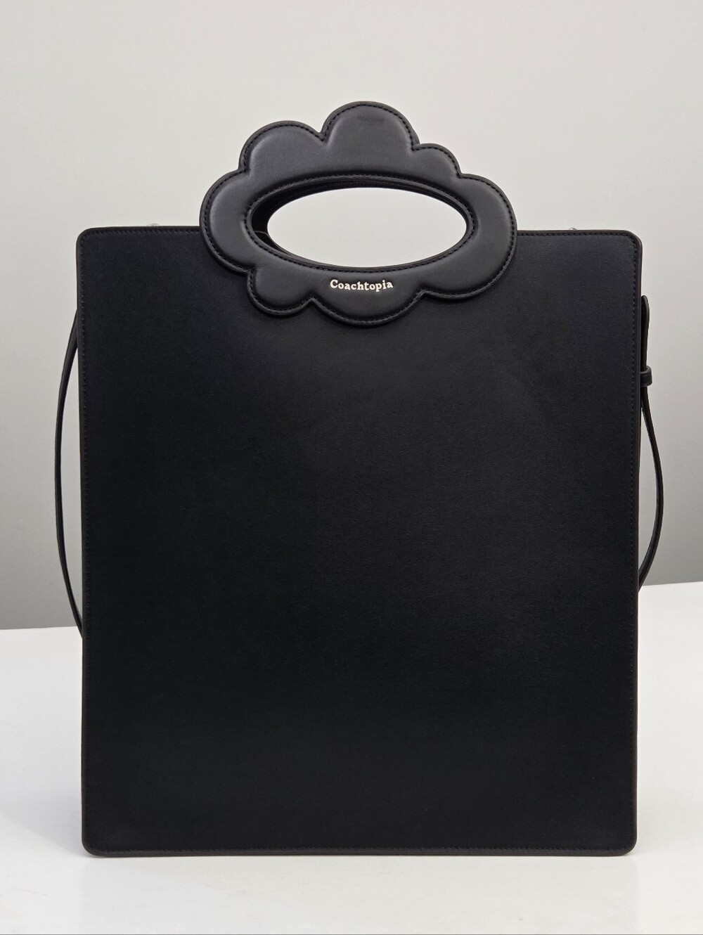 COACH COACHTOPIA CLOUD HANDLE TOTE BAG - BLACK